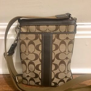 Coach Signature Cross Body Bag